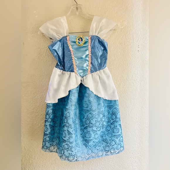 Disney Princess Cinderella Dress Costume for Girls, Perfect for Party, Halloween - Picture 5 of 11